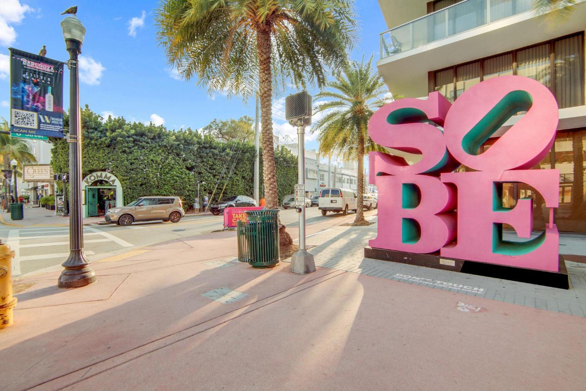 Deco Beachside Apt, W/2 Queen Beds, Washer/Dryer Miami Beach Exteriér fotografie